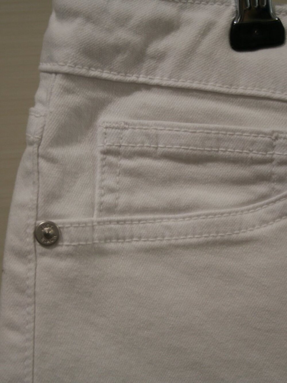 Just Black White Skinny Jeans Size 32 - Picture 3 of 10